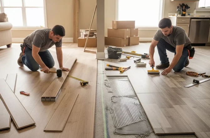 Piso Laminado e Vinílico